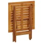 vidaXL Τραπέζι Bistro 46 x 46 x 47 εκ. από Μασίφ Ξύλο Ακακίας