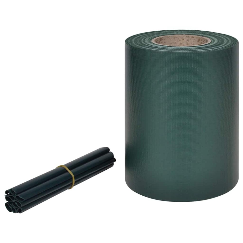 vidaXL Λωρίδα Απορρήτου από PVC 70x0,19 μ. Πράσινη