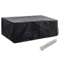 vidaXL Κάλυμμα Επίπλων Κήπου με 8 Κρίκους 200 x 160 x 70 εκ.