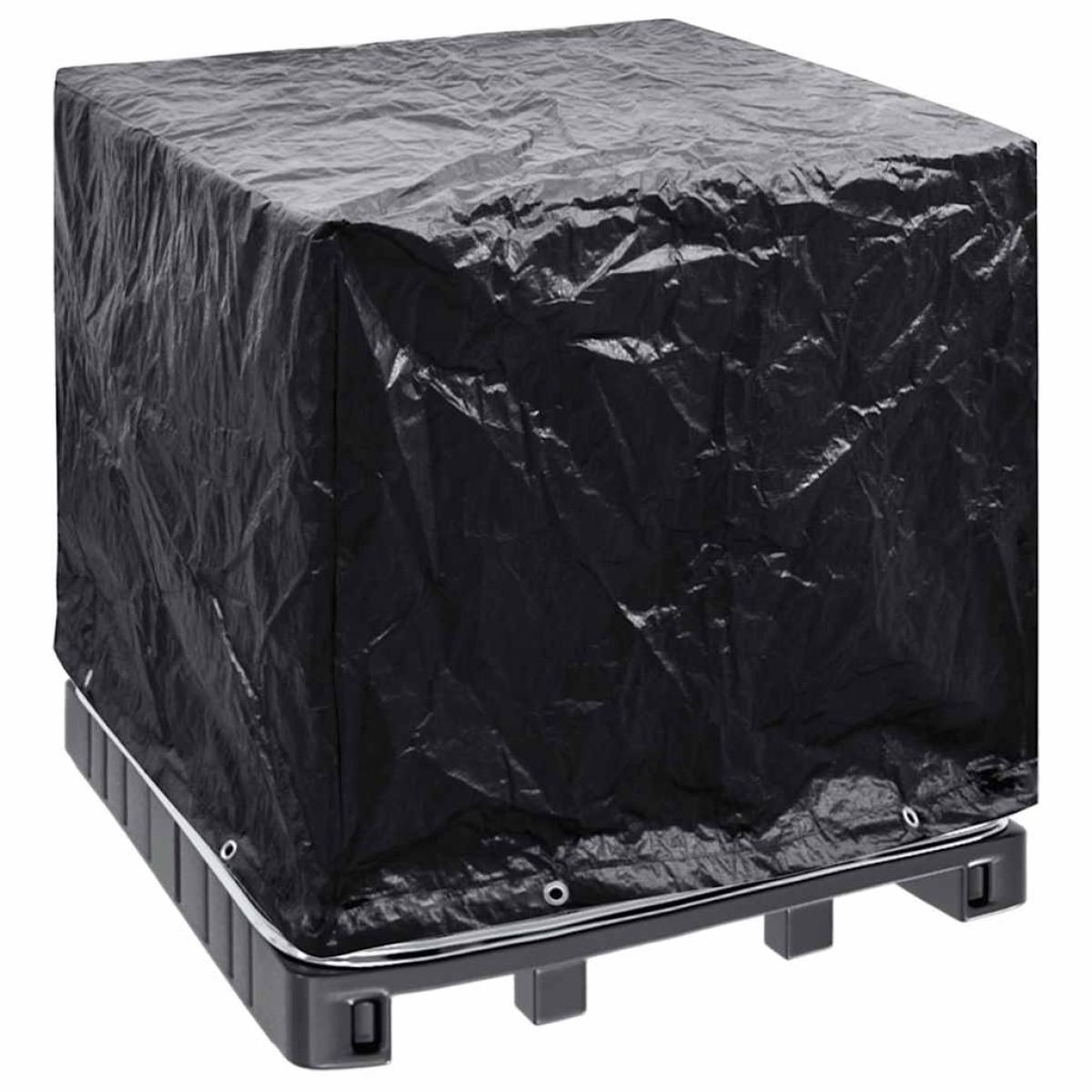 vidaXL Κάλυμμα Παλετοδεξαμενής IBC με 8 Κρίκους 116 x 100 x 120 εκ.