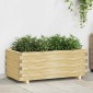 vidaXL Ζαρντινιέρα Υπερυψωμένη Ορθογώνια 100 x 50 x 40 εκ. Ξύλινη