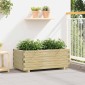 vidaXL Ζαρντινιέρα Υπερυψωμένη Ορθογώνια 100 x 50 x 40 εκ. Ξύλινη