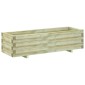 vidaXL Ζαρντινιέρα Υπερυψωμένη Ορθογώνια 120 x 40 x 30 εκ. Ξύλινη