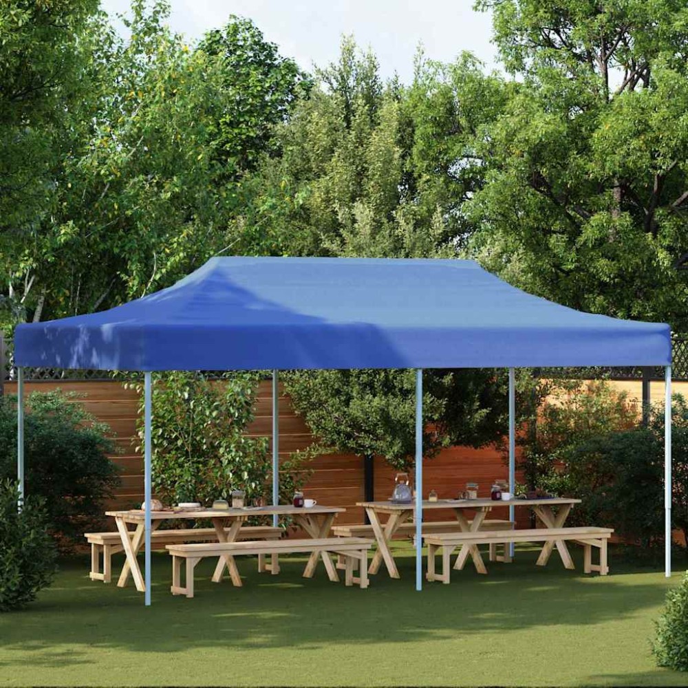 vidaXL Τέντα Εκδηλώσεων Πτυσσόμενη Pop-Up Μπλε 3 x 6 μ.