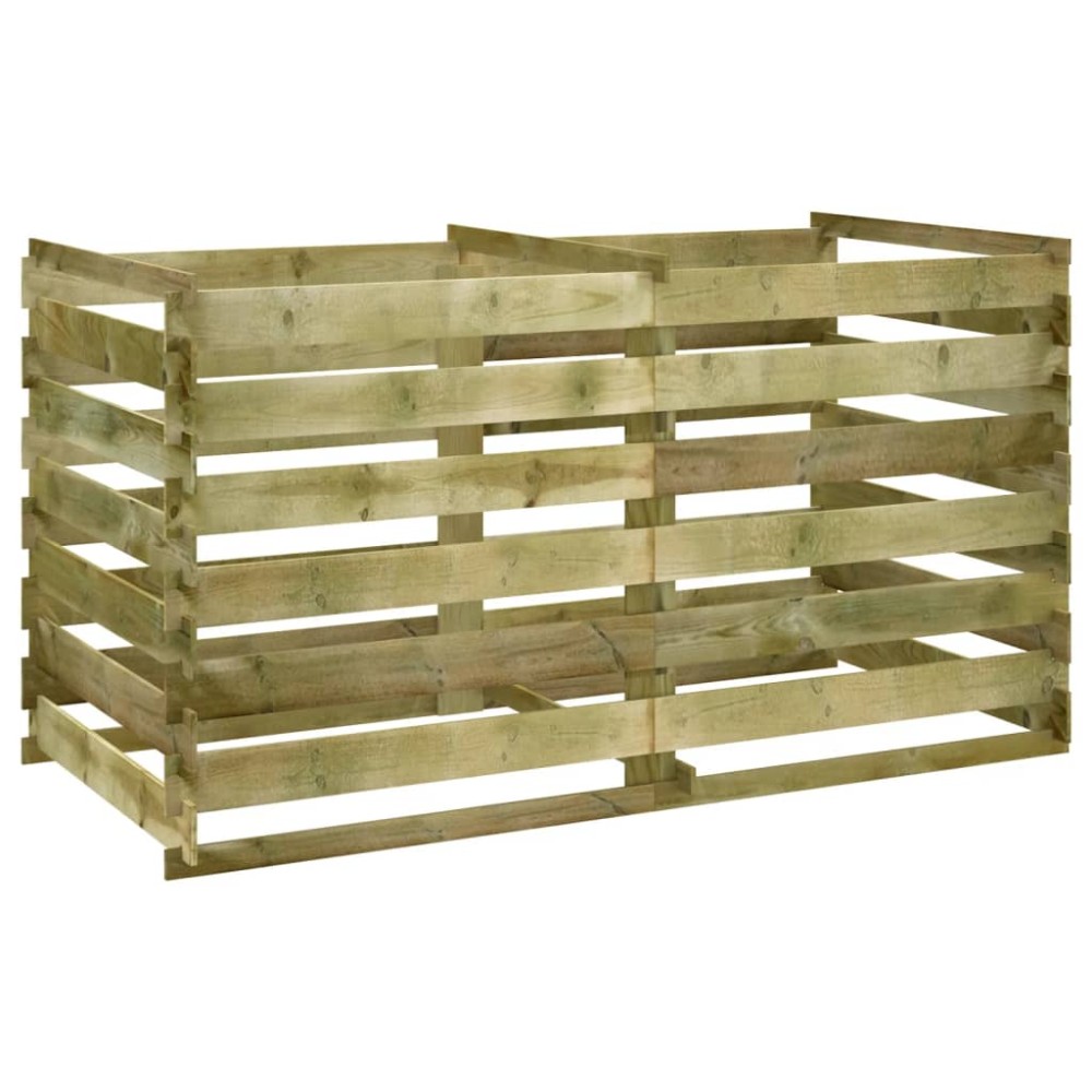 vidaXL Κάδος Κομποστοποίησης 180 x 90 x 90 εκ. Εμποτισμένο Ξύλο Πεύκου