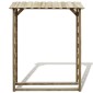 vidaXL Υπόστεγο Αποθήκευσης Καυσόξυλων 150 x 44 x 176 εκ. Ξύλο Πεύκου