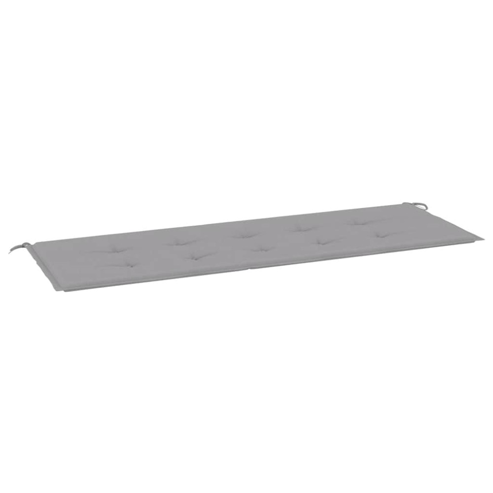 vidaXL Μαξιλάρι Πάγκου Κήπου Γκρι 150x50x3 εκ. Ύφασμα Oxford