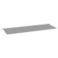 vidaXL Μαξιλάρι Πάγκου Κήπου Γκρι 150 x 50 x 3 εκ. Ύφασμα Oxford