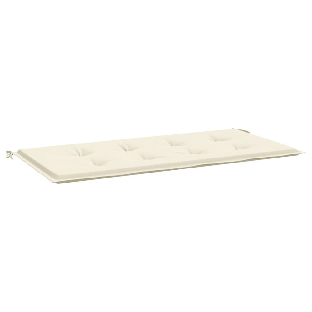 vidaXL Μαξιλάρι Πάγκου Κήπου Κρεμ 120x50x3 εκ. Ύφασμα Oxford
