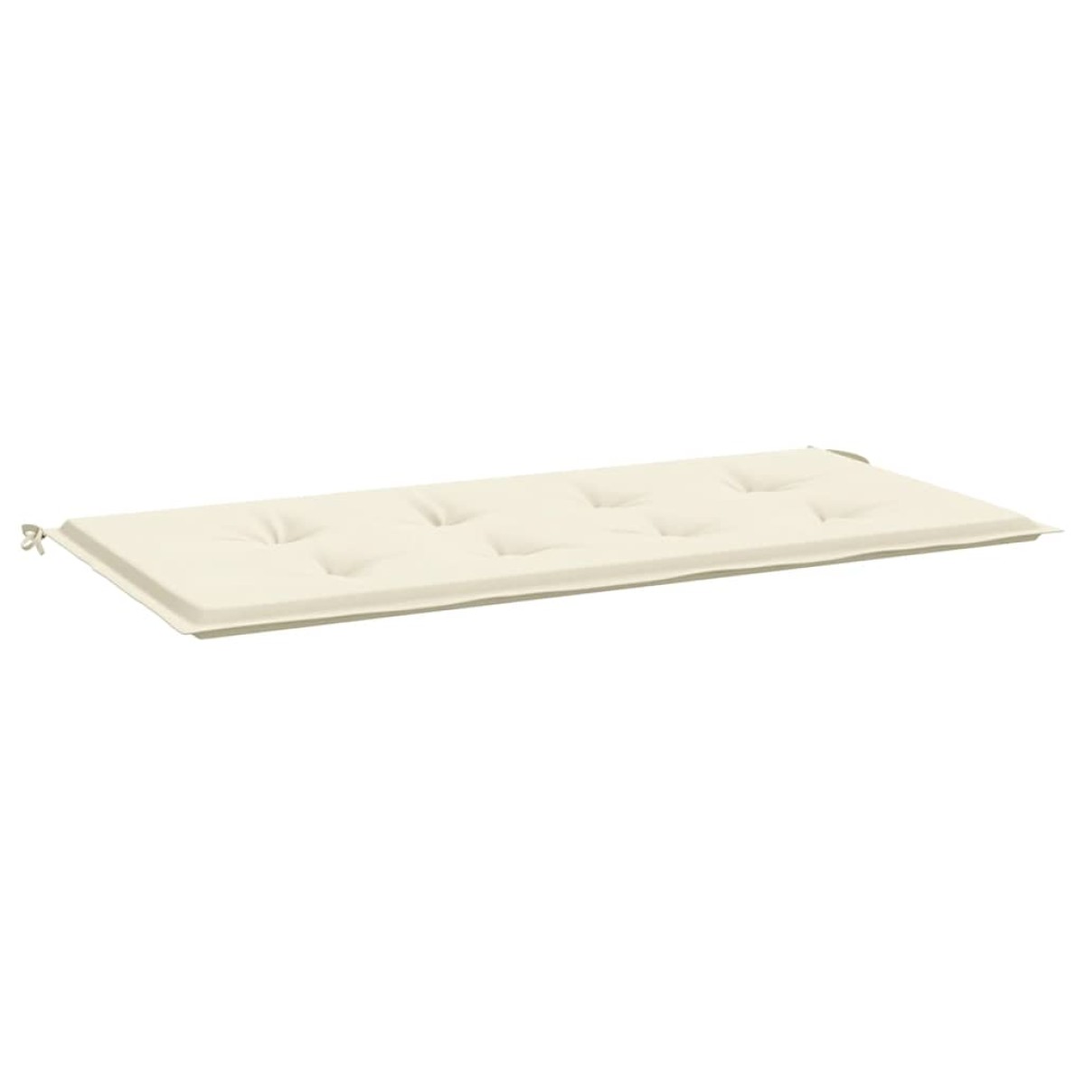 vidaXL Μαξιλάρι Πάγκου Κήπου Κρεμ 120x50x3 εκ. Ύφασμα Oxford