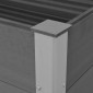 vidaXL Ζαρντινιέρα Υπερυψωμένη Γκρι 100 x 50 x 54 εκ. από WPC