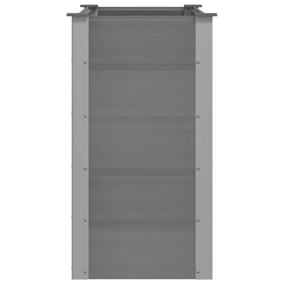 vidaXL Ζαρντινιέρα Υπερυψωμένη Γκρι 100 x 50 x 91 εκ. από WPC