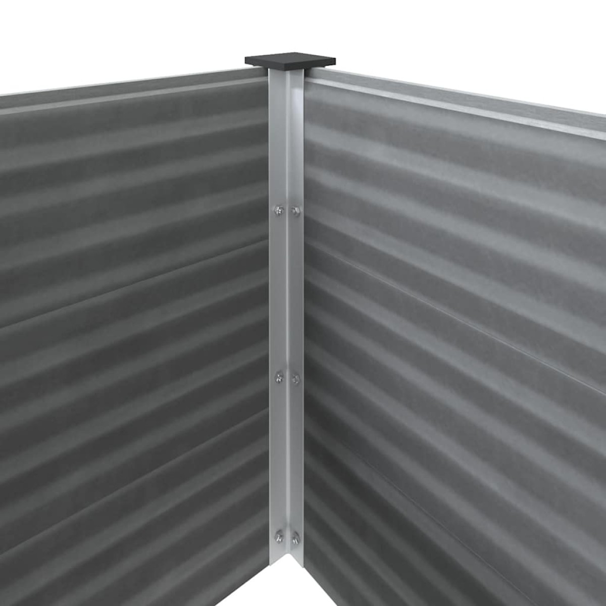 vidaXL Ζαρντινιέρα Υπερυψωμένη Γκρι 100 x 100 x 54 εκ. από WPC