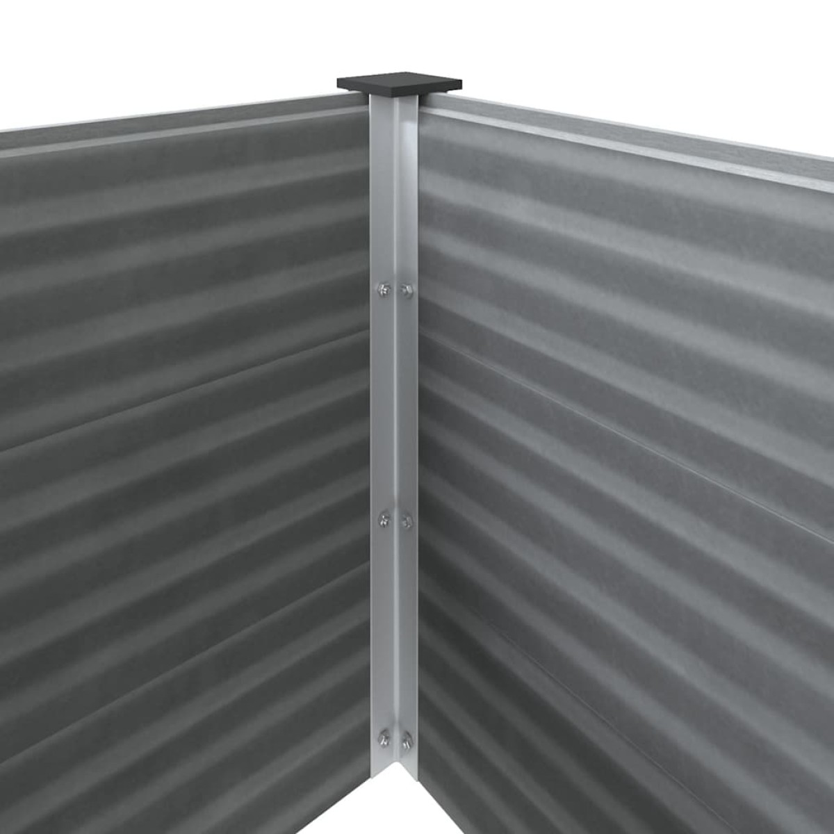 vidaXL Ζαρντινιέρα Υπερυψωμένη Γκρι 150 x 50 x 54 εκ. από WPC