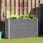 vidaXL Ζαρντινιέρα Υπερυψωμένη Γκρι 150 x 50 x 91 εκ. από WPC