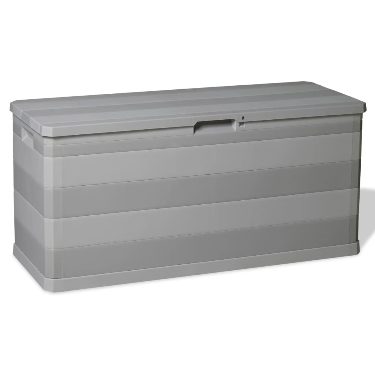 vidaXL Μπαούλο Αποθήκευσης Κήπου Γκρι 117 x 45 x 56 εκ.
