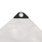 vidaXL Μουσαμάς 650 γρ./μ.² Λευκός 4 x 5 μ.