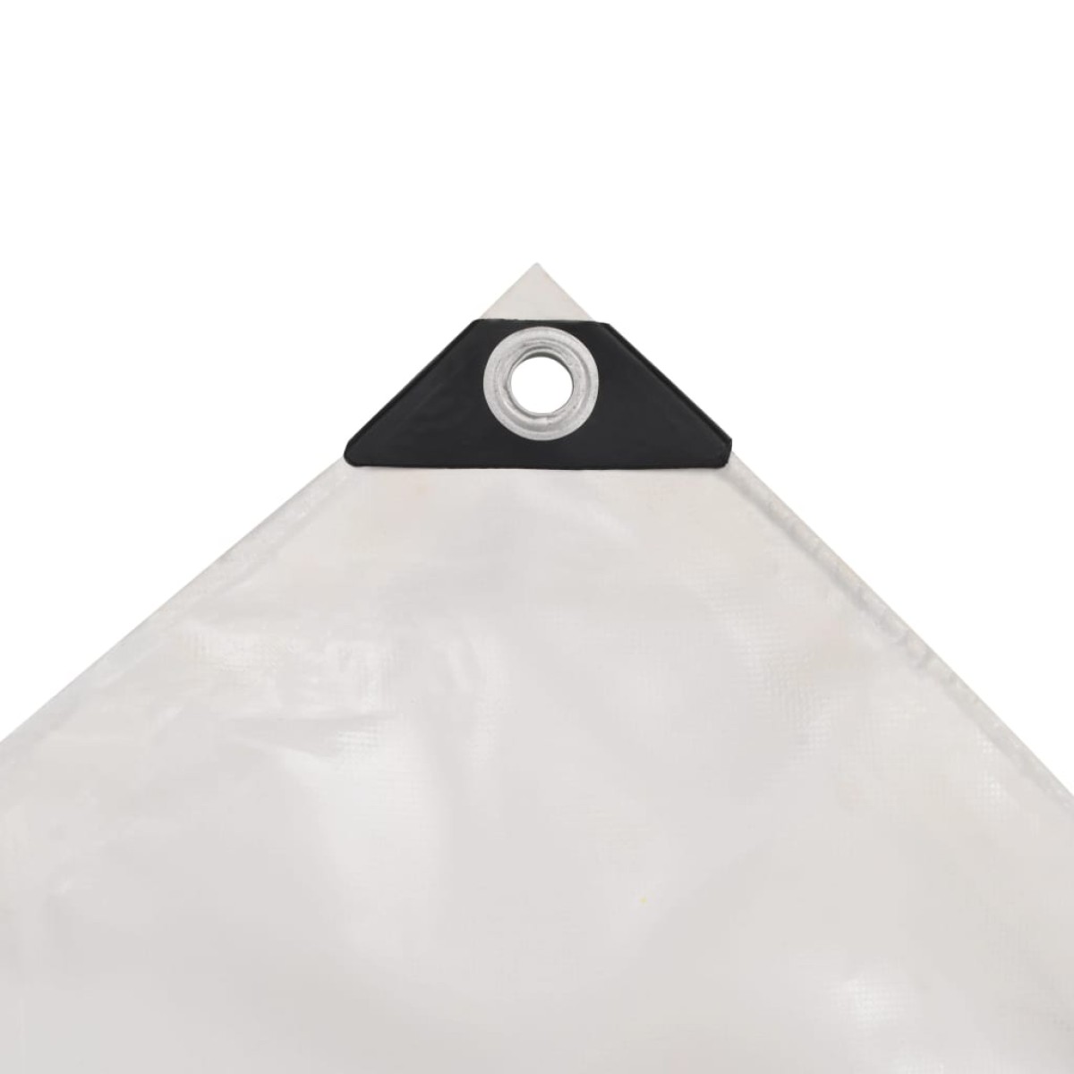 vidaXL Μουσαμάς 650 γρ./μ.² Λευκός 4 x 7 μ.