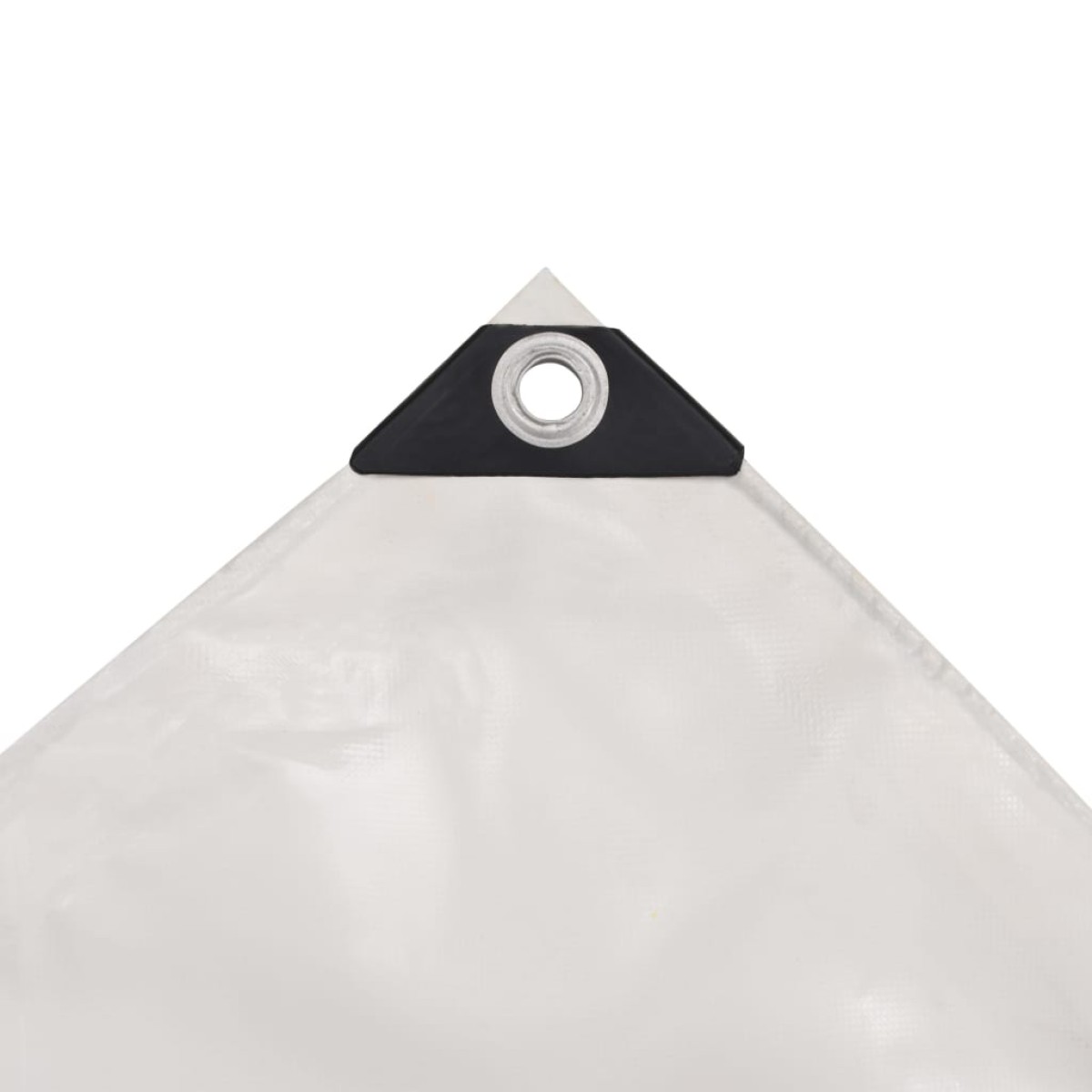 vidaXL Μουσαμάς 650 γρ./μ.² Λευκός 4 x 8 μ.
