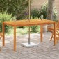 vidaXL Τραπέζι Κήπου 150 x 90 x 74 εκ. από Μασίφ Ξύλο Ακακίας