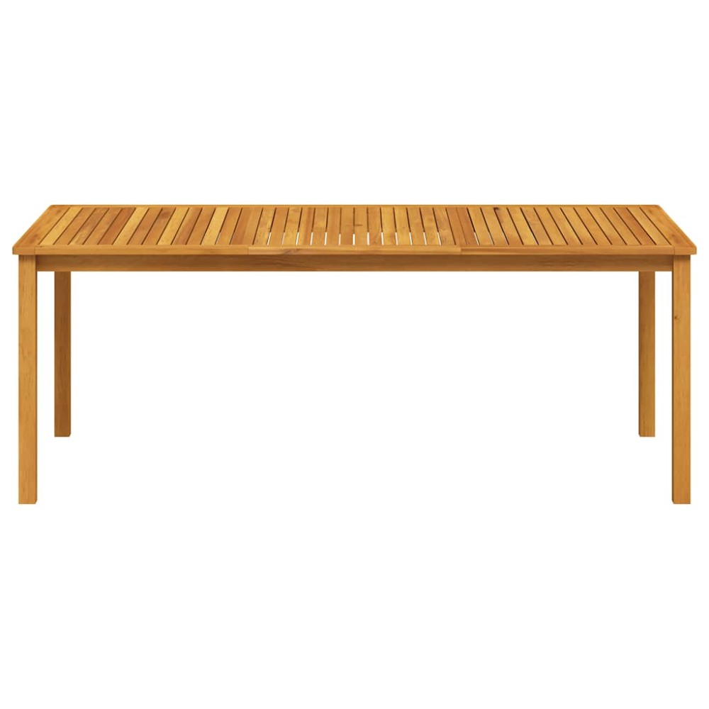 vidaXL Τραπέζι Κήπου 200 x 100 x 74 εκ. από Μασίφ Ξύλο Ακακίας