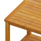 vidaXL Τραπεζάκι Βοηθητικό 45 x 45 x 45 εκ. από Μασίφ Ξύλο Ακακίας