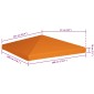 vidaXL Κάλυμμα για Κιόσκι Πορτοκαλί 3 x 3 μ. 310 γρ./μ²