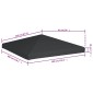 vidaXL Κάλυμμα για Κιόσκι Γκρι 3 x 3 μ. 310 γρ./μ²