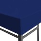 vidaXL Κάλυμμα για Κιόσκι Μπλε 3 x 3 μ. 310 γρ./μ²