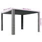 vidaXL Κιόσκι με Οροφή Γκρι/Ανθρακί 300x300x200 εκ. Συνθετικό Ρατάν