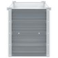 vidaXL Ζαρντινιέρα Υπερυψωμένη Γκρι 160x40x45 εκ. Γαλβανισμ. Χάλυβας