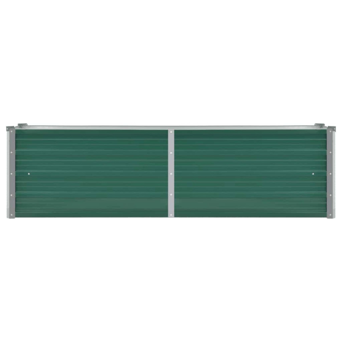 vidaXL Ζαρντινιέρα Υπερυψωμένη Πράσινη 160x40x45 εκ. Γαλβαν. Χάλυβας