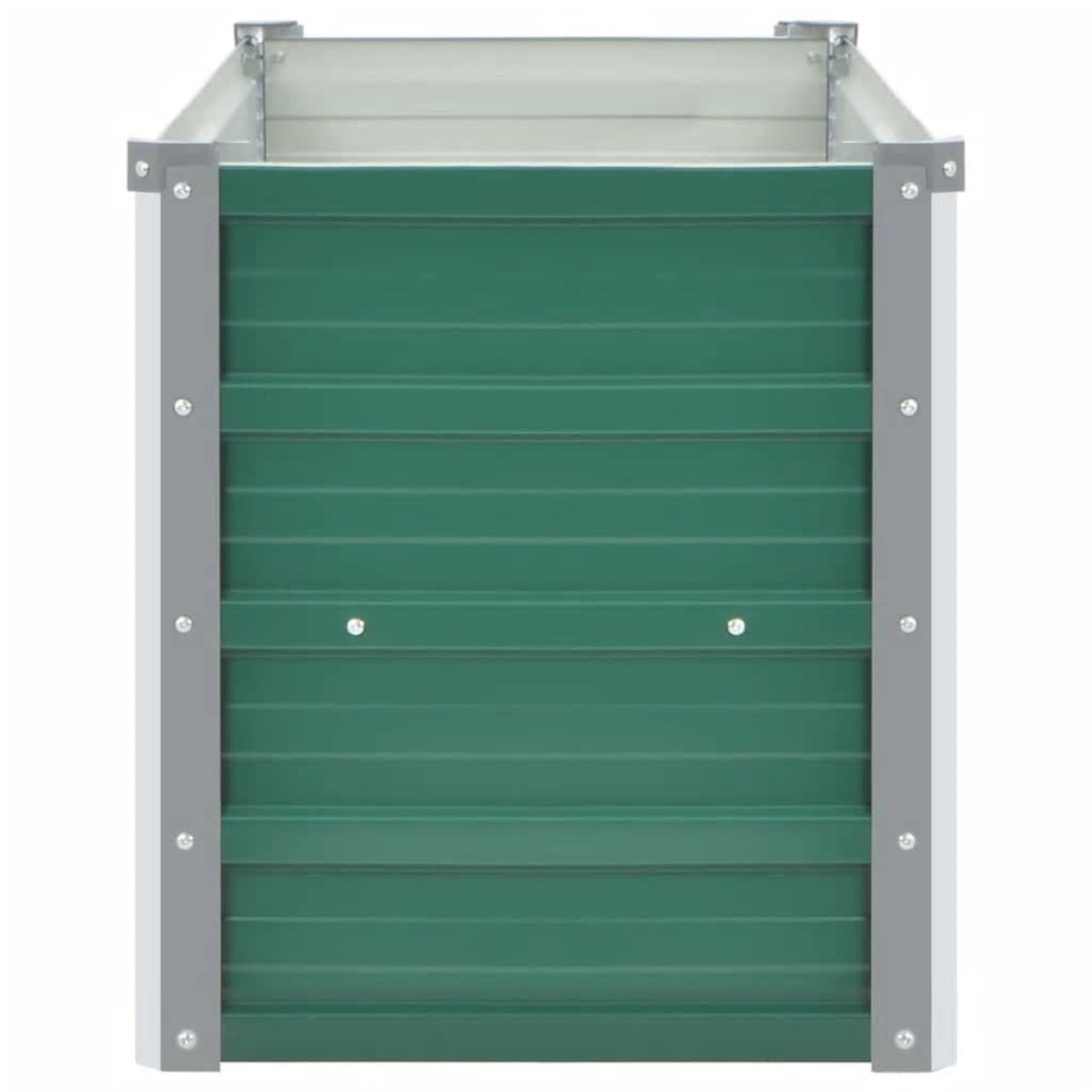vidaXL Ζαρντινιέρα Υπερυψωμένη Πράσινη 160x40x45 εκ. Γαλβαν. Χάλυβας