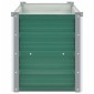 vidaXL Ζαρντινιέρα Υπερυψωμένη Πράσινη 160x40x45 εκ. Γαλβαν. Χάλυβας