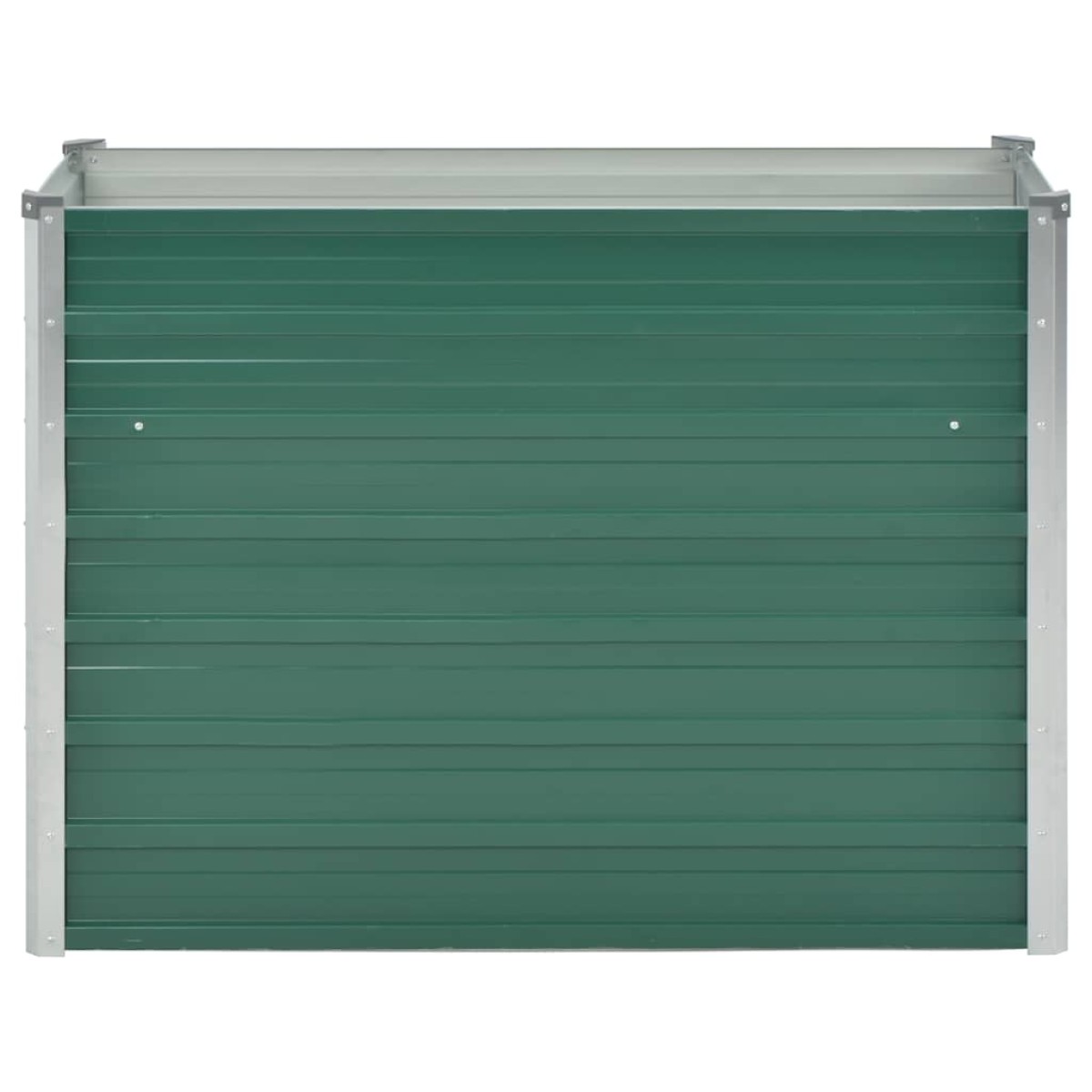 vidaXL Ζαρντινιέρα Υπερυψωμένη Πράσινη 100x40x77 εκ. Γαλβαν. Χάλυβας