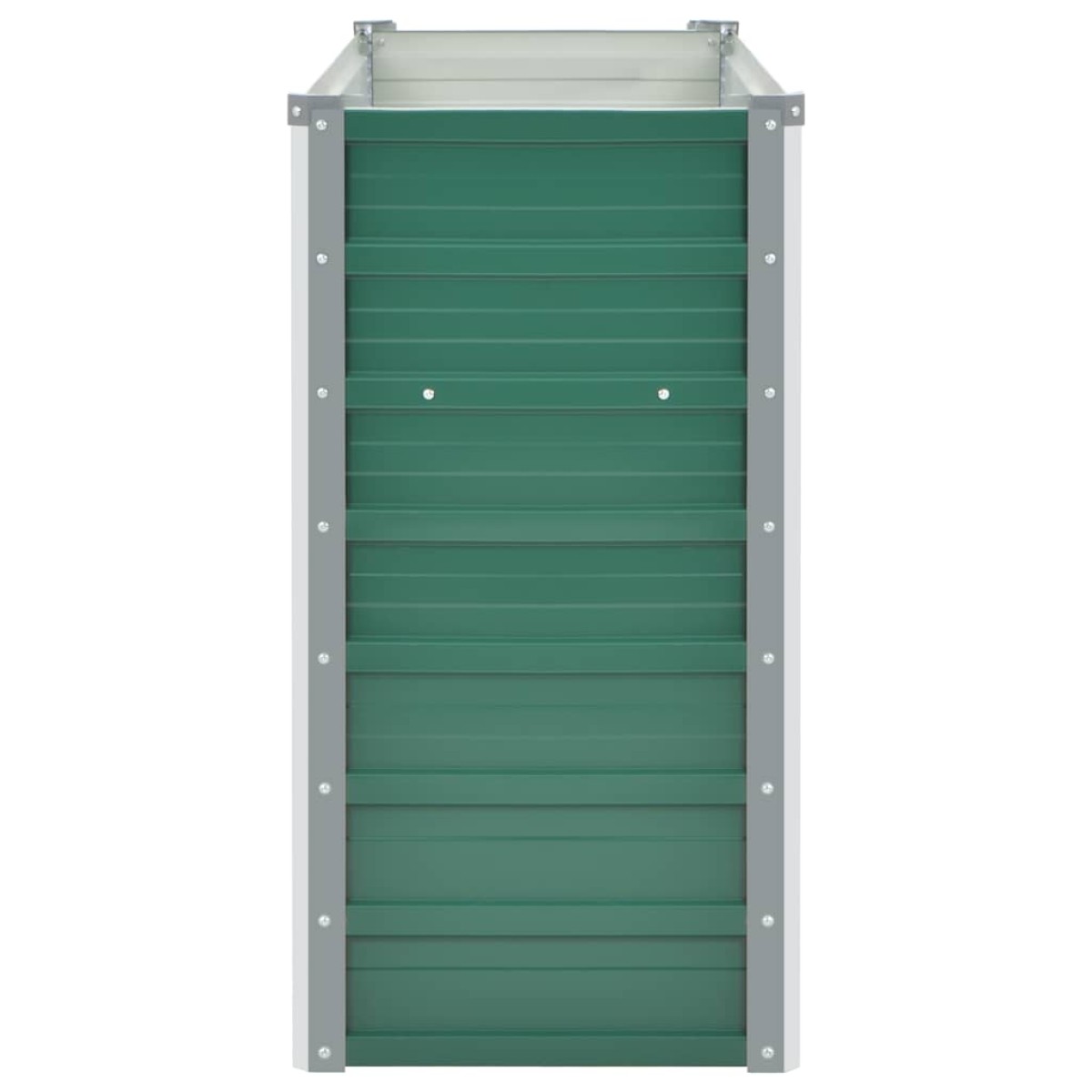 vidaXL Ζαρντινιέρα Υπερυψωμένη Πράσινη 100x40x77 εκ. Γαλβαν. Χάλυβας