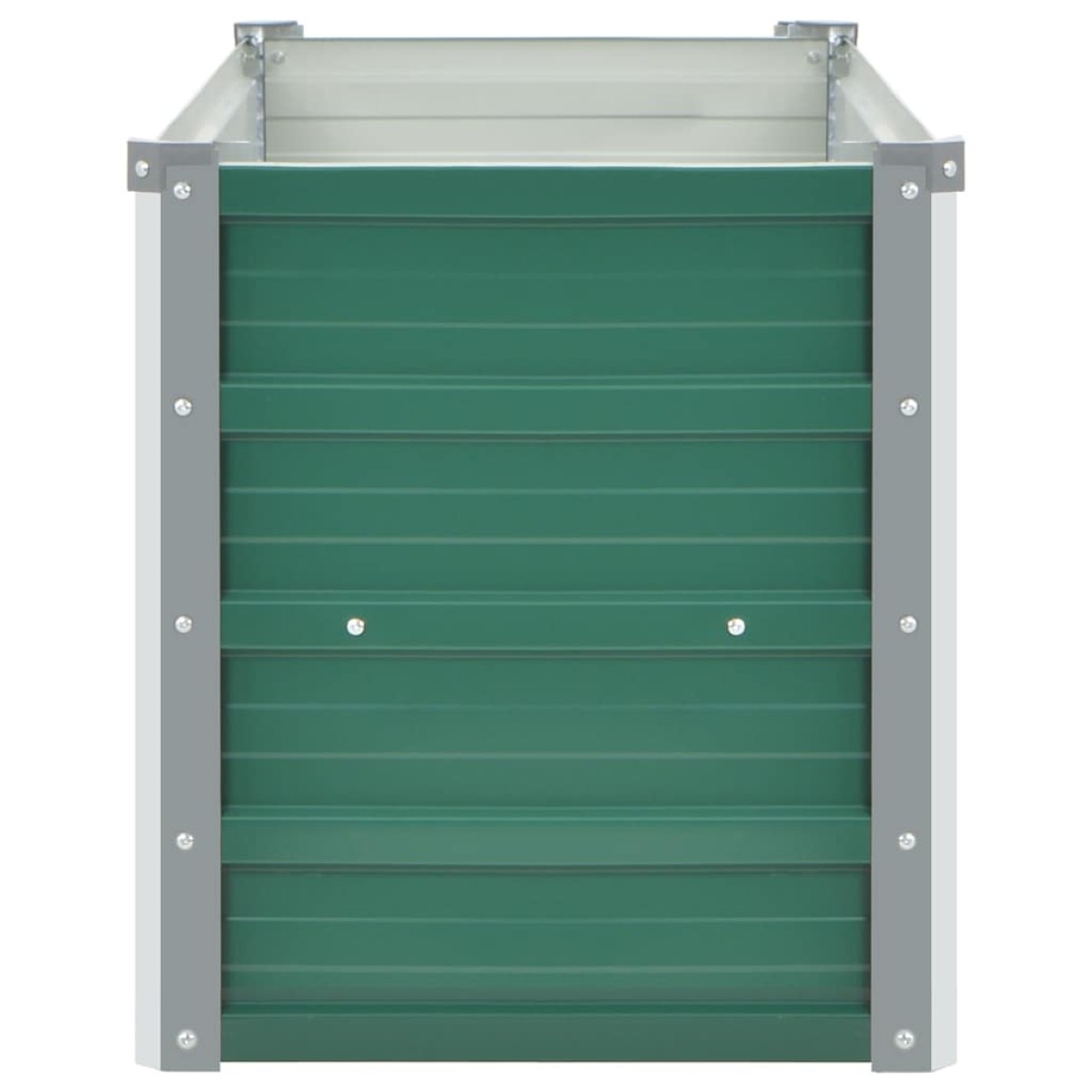 vidaXL Ζαρντινιέρα Υπερυψωμένη Πράσινη 100x40x45 εκ. Γαλβαν. Χάλυβας
