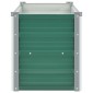 vidaXL Ζαρντινιέρα Υπερυψωμένη Πράσινη 100x40x45 εκ. Γαλβαν. Χάλυβας