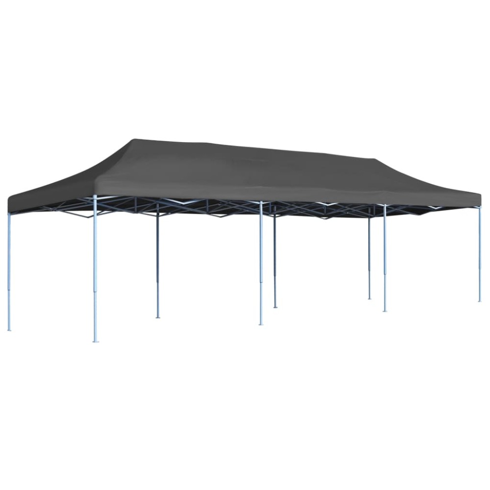 vidaXL Τέντα Εκδηλώσεων Πτυσσόμενη Pop-Up Ανθρακί 3 x 9 μ.
