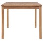vidaXL Τραπέζι Κήπου 150 x 90 x 77 εκ. από Μασίφ Ξύλο Teak