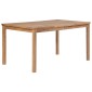 vidaXL Τραπέζι Κήπου 150 x 90 x 77 εκ. από Μασίφ Ξύλο Teak