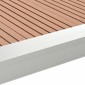 vidaXL Γωνίες Deck 5 τεμ. Ασημί 170 εκ. από Αλουμίνιο