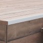 vidaXL Γωνίες Deck 5 τεμ. Ασημί 170 εκ. από Αλουμίνιο