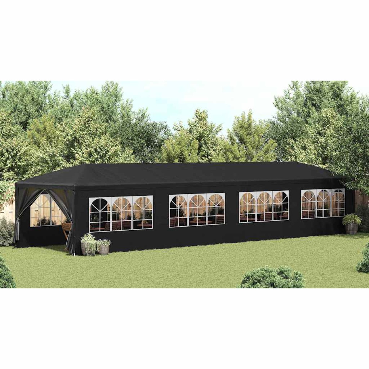 vidaXL Τέντα Εκδηλώσεων Ανθρακί 3 x 12 μ.