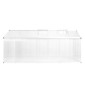 vidaXL Θερμοκήπιο 421 x 190 x 195 εκ. 15,6 μ³ Αλουμινίου