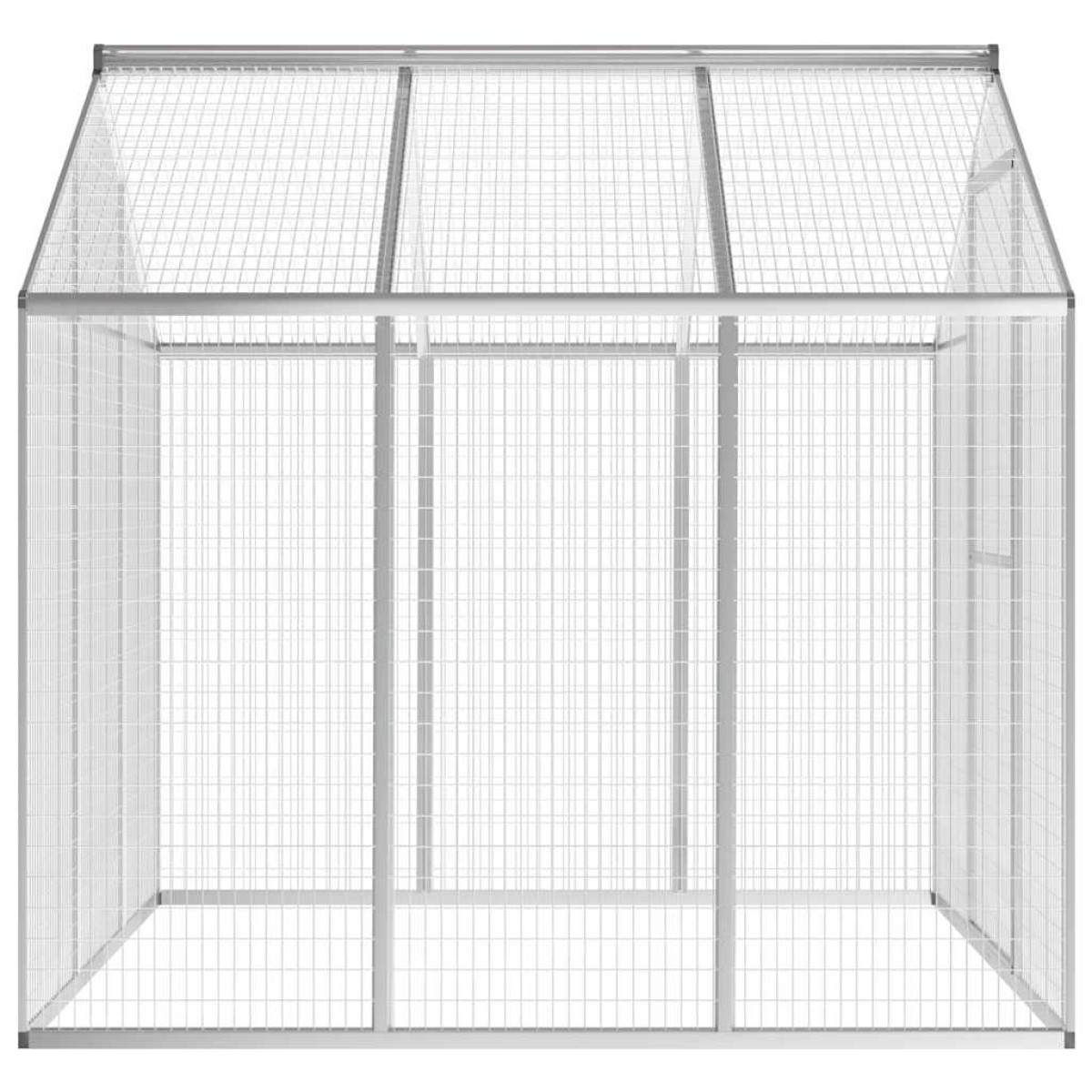 vidaXL Κλουβί Πτηνών Εξωτερικού Χώρου 183 x 178 x 194 εκ. Αλουμινίου
