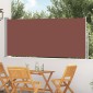 vidaXL Σκίαστρο Πλαϊνό Συρόμενο Καφέ 120 x 300 εκ.
