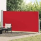vidaXL Σκίαστρο Πλαϊνό Συρόμενο Κόκκινο 160 x 500 εκ.