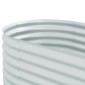 vidaXL Ζαρντινιέρα Υπερυψωμένη Ασημί 160x80x81 εκ. Γαλβανισμ. Χάλυβας