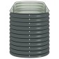 vidaXL Ζαρντινιέρα Υπερυψωμένη Γκρι 240x80x81 εκ. Γαλβανισμ. Χάλυβας